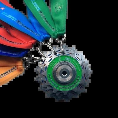 Mua Kết hợp 5 Gear Cycling Custom Race Medal Logo in / Die Cast sản xuất trực tuyến
