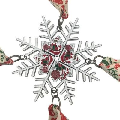 Mua Snow Shape Magnetic Combined Series Santa Medal với ruy băng sản xuất trực tuyến