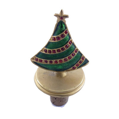 Mua Thiết kế Giáng sinh tùy chỉnh Bespoke Wine Bottle Stopper Zinc Alloy Wine Stopper sản xuất trực tuyến