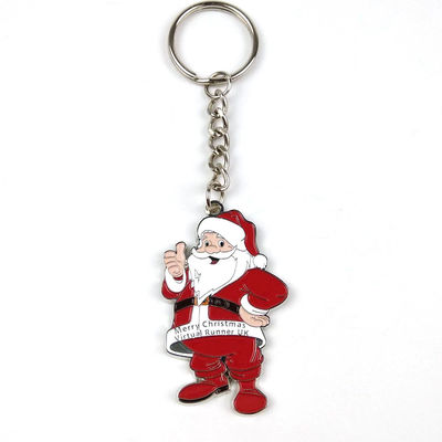 Mua Giáng sinh quảng cáo Keychain Santa Soft Enamel Keyrings sản xuất trực tuyến