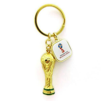 Mua Miniature Russia World Cup Trophy Keychain Soccer Race Keyring Design sản xuất trực tuyến